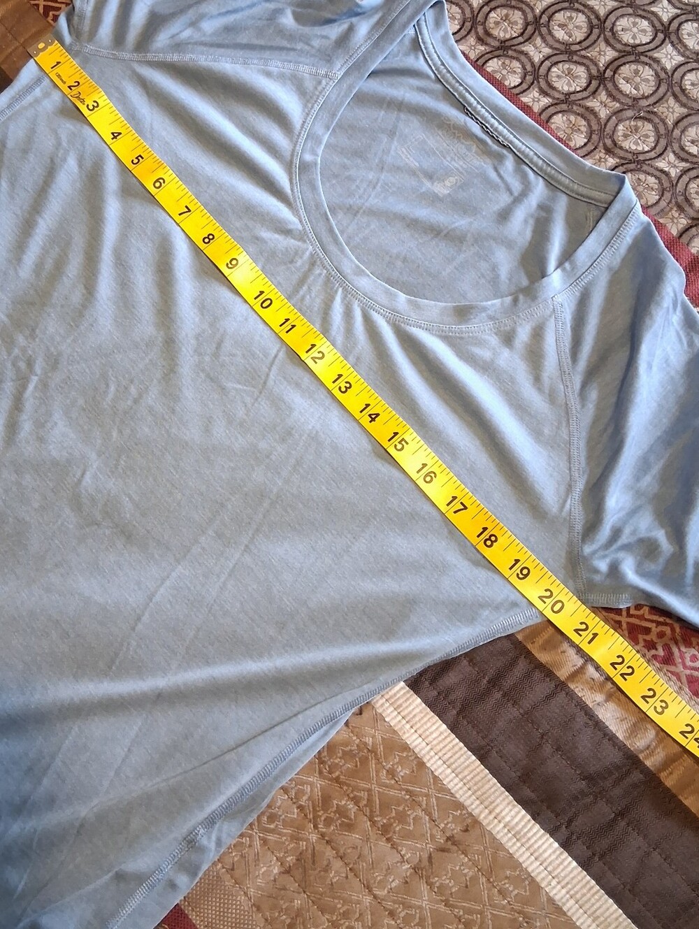 Patagonia Women Capilene Cool Trail Shirt Short Sleeve Blue L Athletica - Picture 10 of 12